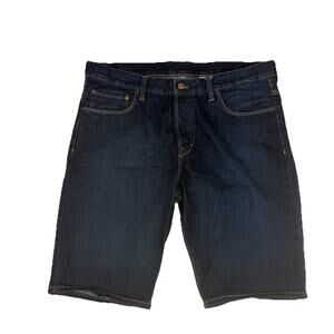 H&M Denim Men's Shorts Size 36 Dark Wash Jean Shorts Regular Fit